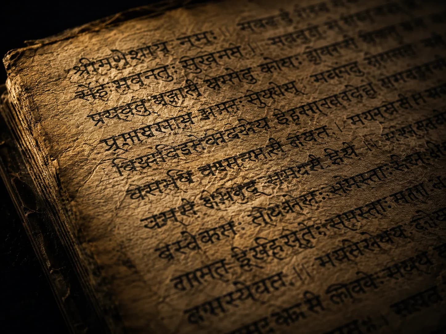 Historical Devanagari manuscript from Nepal